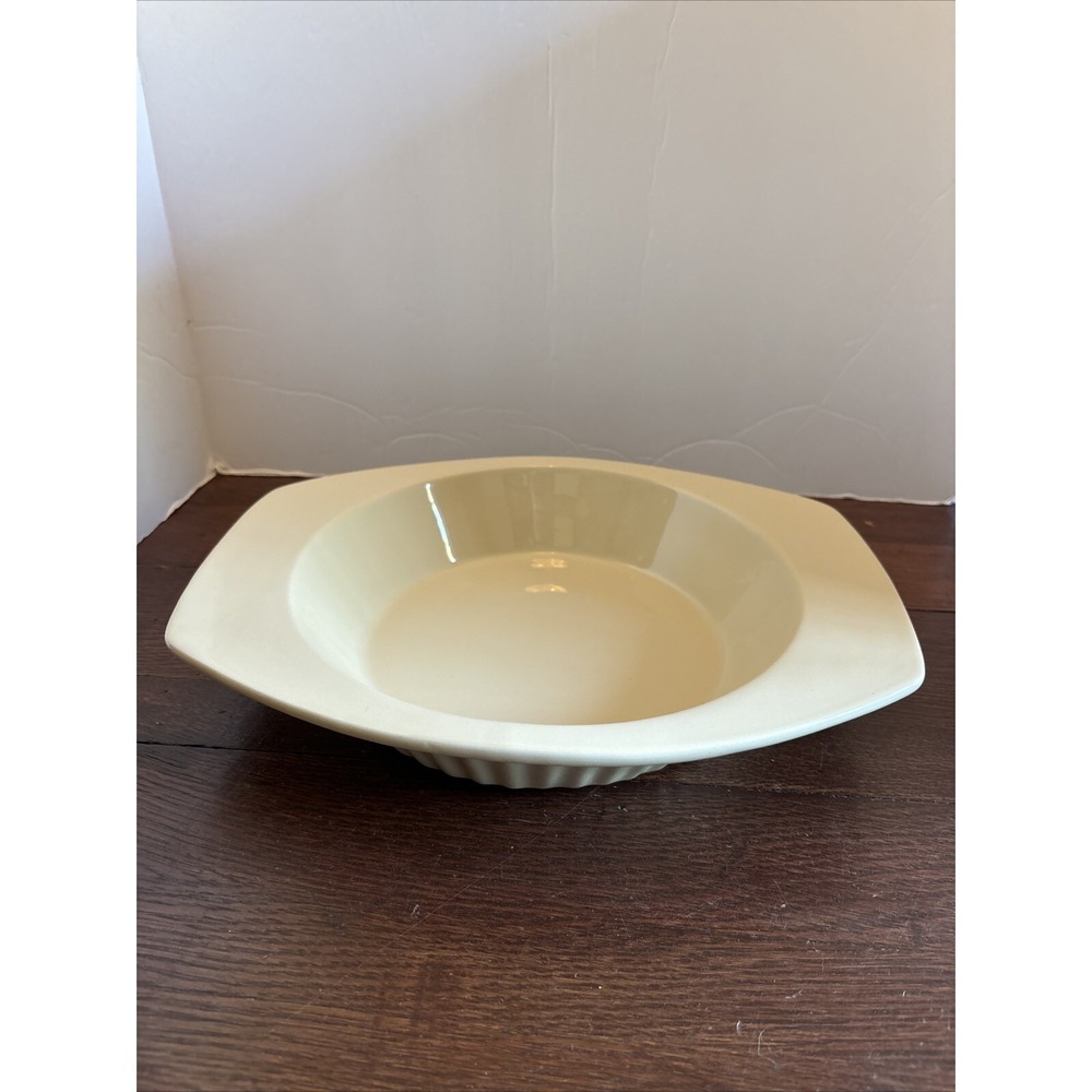 Oven Kitchen Aid Stoneware 9" Deep Dish Pie Baker Handled Casserole Dish Beige‎